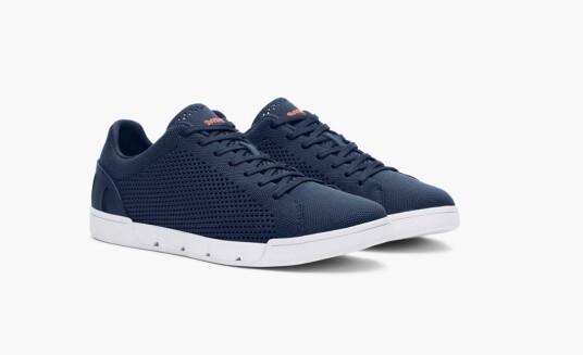 Swims Breeze Tennis Knit Navy / White 46 Swims Breeze Tennis Knit Navy / White 46