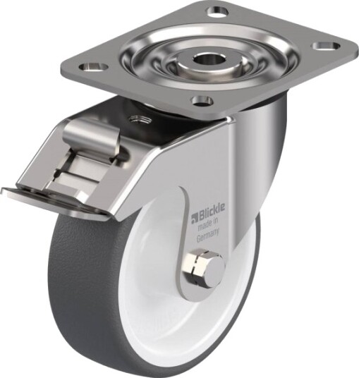 Blickle 748087 Lx-Poth 100G-Fi Styrehjul Med Bremse Hjuldiameter 100 Mm Bæreevne (Maks.) 250 Kg 1 Stk