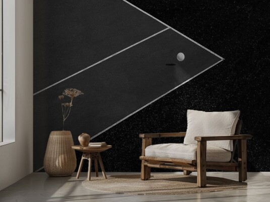 Tapet   Minimalistisk Tenniskort