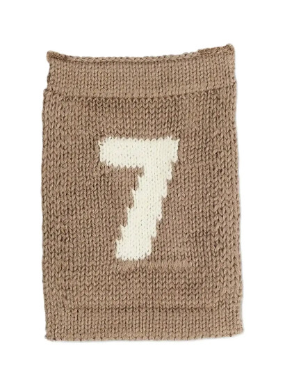 Smallstuff Strikket Flagg 7 Nature Beige One Size