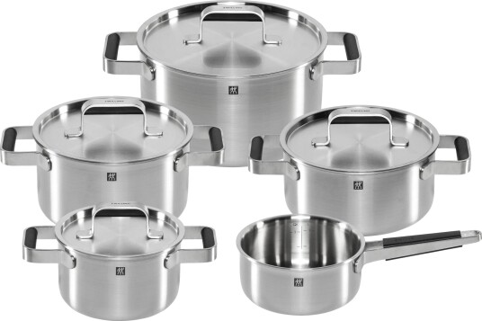 Zwilling Pure Grytesett 18/10 Rustfritt St??l 5 deler Zwilling Pure Grytesett 18/10 Rustfritt St??l 5 deler