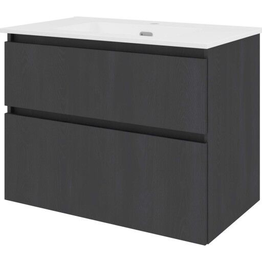 Sanibell Proline møbelpakke 81x46 cm sort eik Sanibell Proline møbelpakke 81x46 cm sort eik