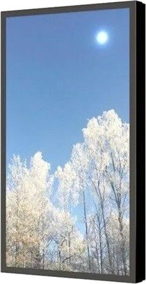 HI-ND EASY mounting kit - for digital signage LCD panel - portrait - black RAL 9005 - Max - recommended for 49"