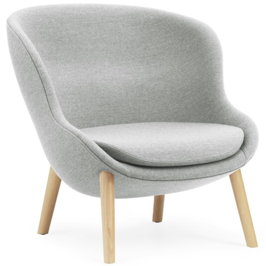 Normann Copenhagen Hyg Lenestol Lav Grå / Eik