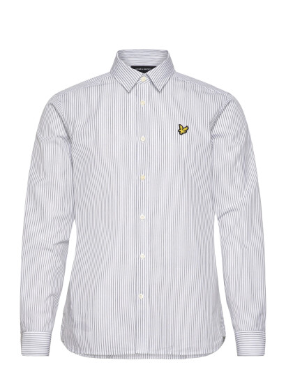 Lyle & Scott Twin Stripe Shirt White XS