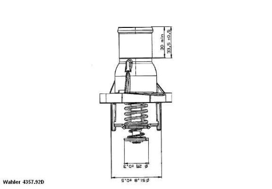 Termostat WAHLER 4357.92D Termostat WAHLER 4357.92D