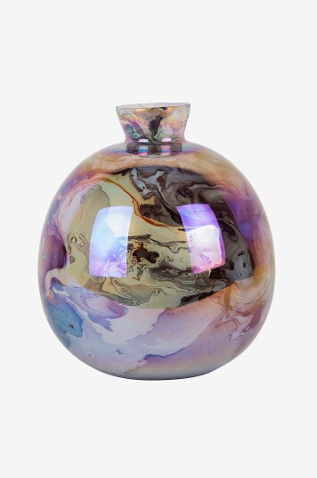 Present Time   Vase Melange Bottle   Brun