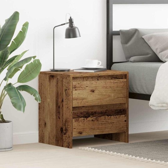  Nattbord Aldret Tre 45x34x44.5 cm Konstruert Tre