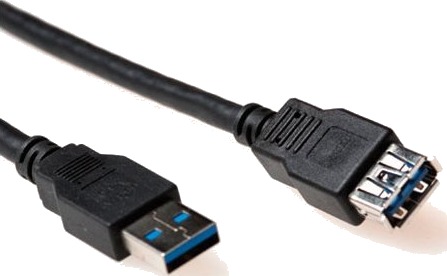 Advanced Cable Technology Sb3040 0,5 M Usb A Til Usb A Hann/Hunn, Svart Usb-Kabel