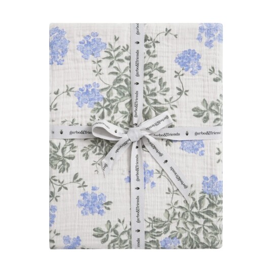 Garbo&Friends Plumbago Muslin dra-på-laken 160x200x30 cm Garbo&Friends Plumbago Muslin dra-på-laken 160x200x30 cm