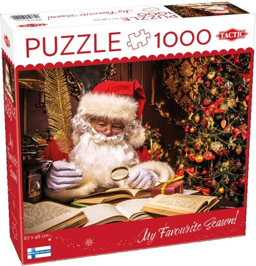 Tactic puslespill 1000 brikker Julenissens rom Tactic puslespill 1000 brikker Julenissens rom