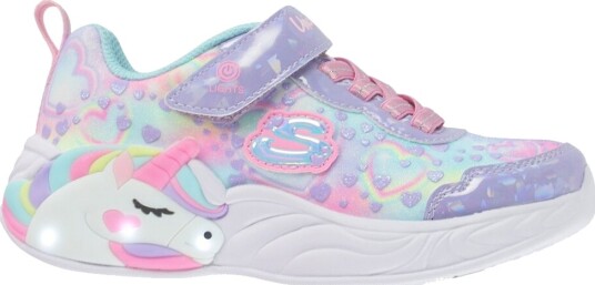 Skechers Blinkende sko Unicorn Drømmer Lilla Skechers 34 Blinkende sko Hvit Rosa