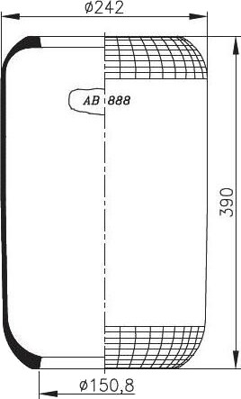 Luftbelg fjæring NEOTEC AB888