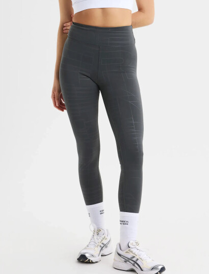 Röhnisch Logo Effect High Waist Tights - Grey - XS Röhnisch Logo Effect High Waist Tights - Grey - XS