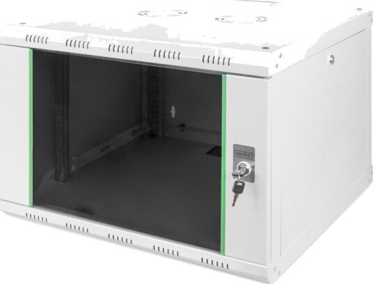 Digitus 7U Veggmontert Serverkabinet RAL 7035 Grå Dn-19 07U-6/6
