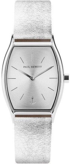 Paul Hewitt Dameklokke PH004550 Modern Edge Sølvfarget/Lær Ø28 mm