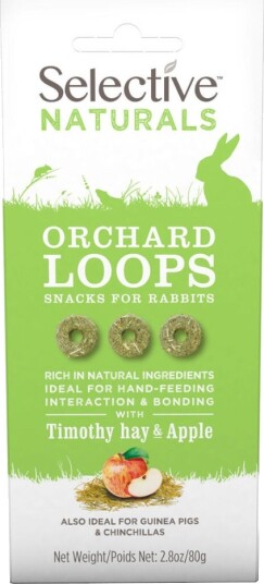 Science Selective Naturals Orchard Loops for Kaniner 80g