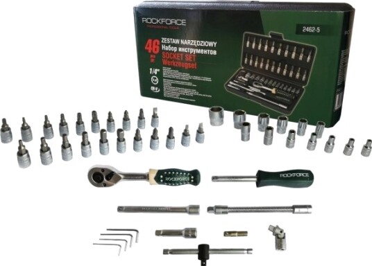 Rockforce Verktøysett 46 Deler RF 2462 5
