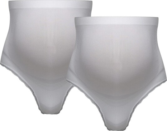 Milki String Gravidtruse 2-pack White XS-S