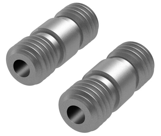 Bright Tangerine Drumstix 15mm Joiner x2 Threaded 15mm Rod Joiner (Set of 2)