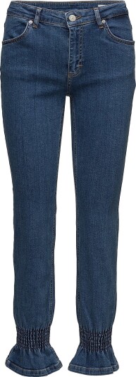 2nd One Nicole 829 Crop Blue Clarity Smock Jeans Blue 27 x 31
