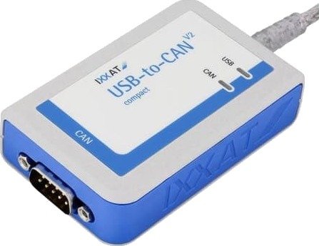 Ixxat CAN-konverter 5 V/DC USB-til-CAN V2 kompakt D-Sub-9 1.01.0281.12001