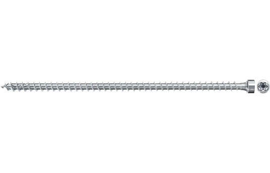 Fischer Treskrue PowerFull II 8.0 × 200 mm, Torx TX40, Helgjenget, Hvitforsinket 50 Stk. Fischer Treskrue PowerFull II 8.0 × 200 mm, Torx TX40, Helgjenget, Hvitforsinket 50 Stk.