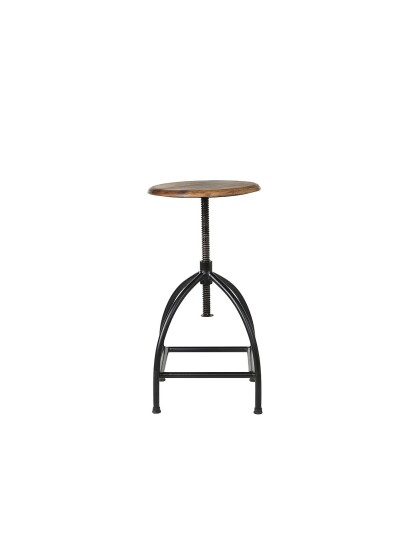 Broste Copenhagen Taburet "Sire" - Black - ONE SIZE