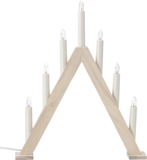 Scandi Living Nord adventsstake 40 cm Hvit Lasert Scandi Living Nord adventsstake 40 cm Hvit Lasert
