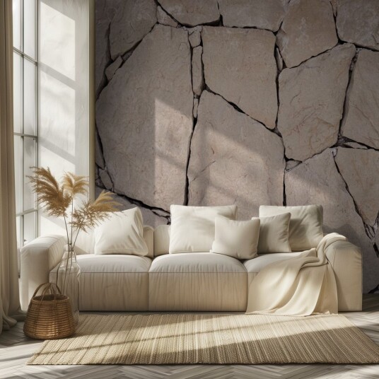 Tapet – Steinmønsterdesign Tapet – Steinmønsterdesign