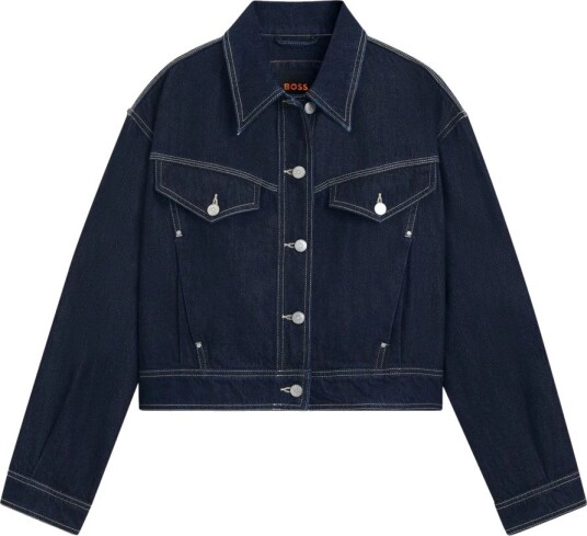 BOSS C_Bomber Trucker 1.0   Navy   S
