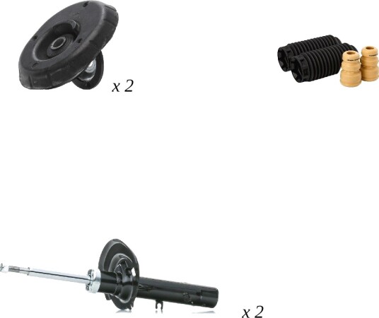 RIDEX 1185S0103 Fjærsett, støtdemper