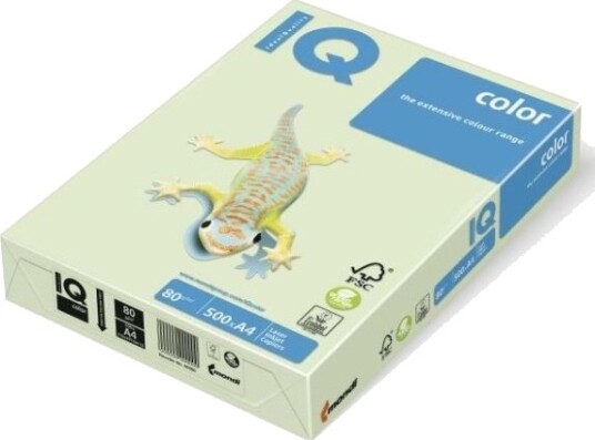 Iq Color Kopipapir A4 80 G Grønn 500 Ark
