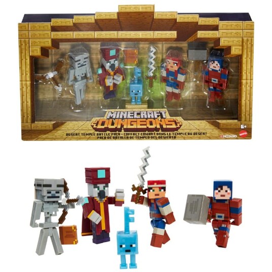 Minecraft Dungeons Figursett 8cm Desert Temple