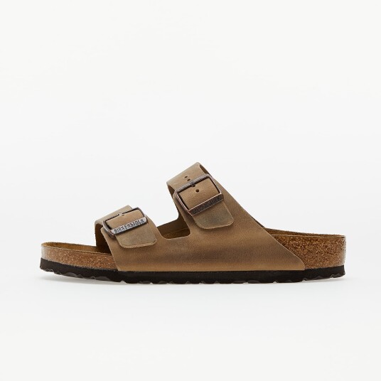 Birkenstock Unisex Arizona Oiled Leather Regular 42, Tabacco Brown
