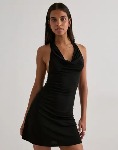Nelly Svart Halterneck Mini Dress Nelly Svart Halterneck Mini Dress