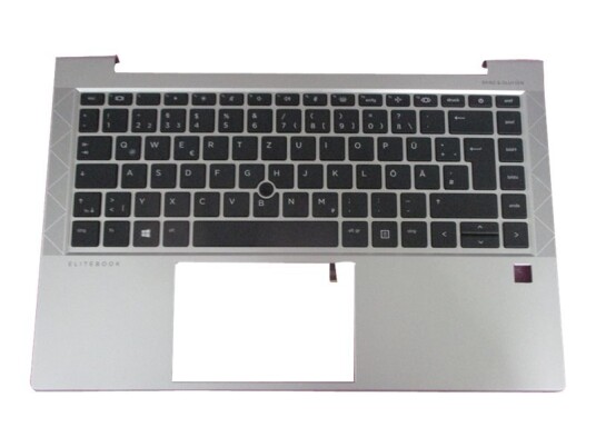 Hp - Erstatningstastatur For Bærbar Pc - Med Pekepinne, Clickpad - Bakbelysning - Tysk - Med Toppdeksel - For Elitebook 840 G7 Notebook Hp - Erstatningstastatur For Bærbar Pc - Med Pekepinne, Clickpad - Bakbelysning - Tysk - Med Toppdeksel - For Elitebook 840 G7 Notebook
