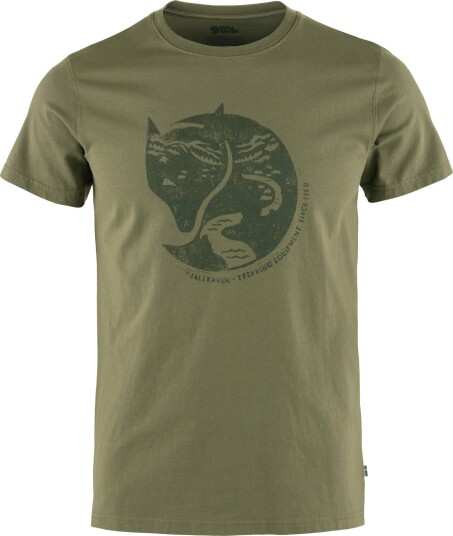 Fjellreven Fjellreven Men's Arctic Fox T shirt Laurel Green S