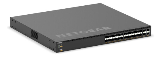 Netgear M4350 Series M4350-24F4v - Switch - L3 - Styrt - 24 X 10 Gigabit Sfp+ + 8 X 25 Gigabit Sfp28 - Rackmonterbar