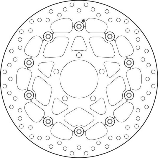 BREMBO 78B408B5 Bremseskive