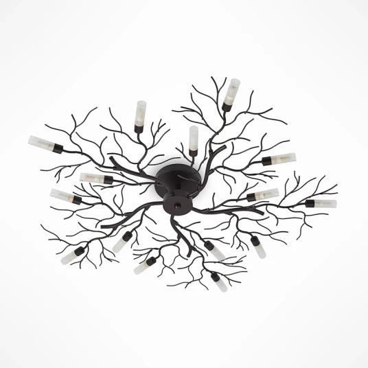 Lindby Bigna Taklampe Dark Brown