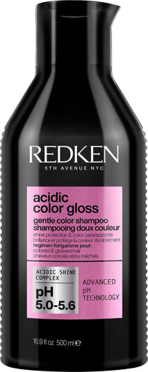 Redken Acidic Color Gloss Gentle Color Shampoo 500Ml Brightening Shampoo For Longlasting Hair Color And Shine