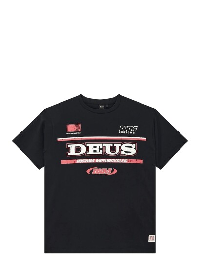 Deus Ex Machina Enduro Moto Tee   Black   L