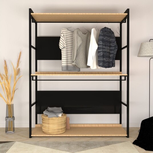 Andifli Garderobe 160x170 cm - Brun