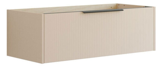 Dansani Mido+ Classic Stripet Servantskap 1 Skuff Sand Matt / 100cm Dansani Mido+ Classic Stripet Servantskap 1 Skuff Sand Matt / 100cm