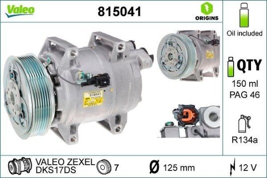 AC-kompressor VALEO 815041