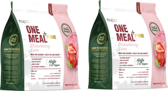 Nupo - 2 x One Meal +Prime Strawberry Love 360 g Nupo - 2 x One Meal +Prime Strawberry Love 360 g