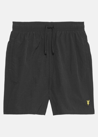 Lyle&Scott Plain Swim Short Jet Black 15-16 Badebukser