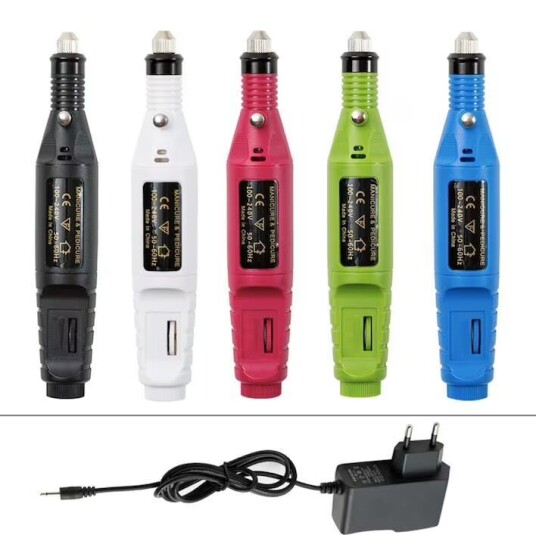 Otego Elektrisk fil neglefil 6 bits inkludert
