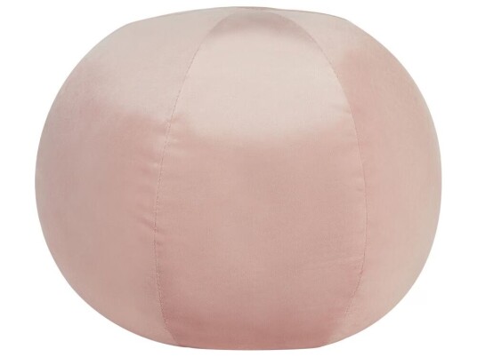 Pyntepute Rosa Fløyel ø 30 cm Formet som en ball Moderne og glamorøs stil Dekor Tekstiler Stue Soverom